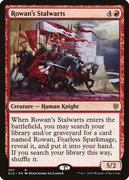 Rowan's Stalwarts, Throne of Eldraine 307
