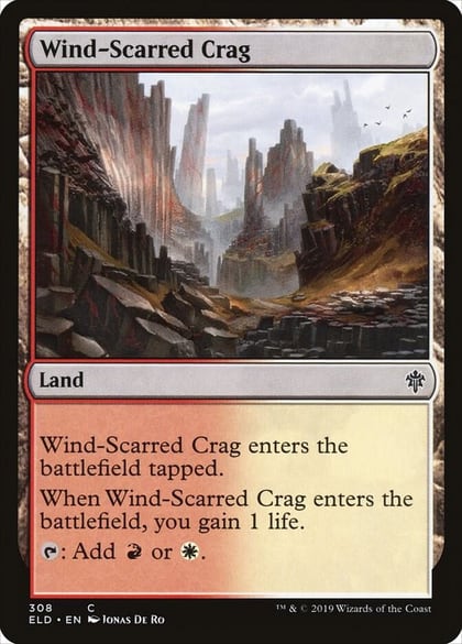 Wind-Scarred Crag, Throne of Eldraine 308