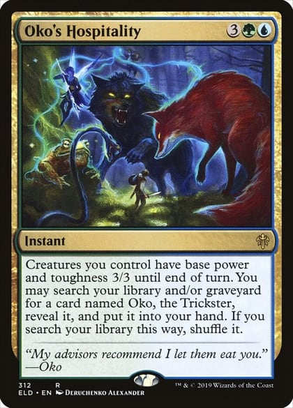 Oko's Hospitality, Throne of Eldraine 312