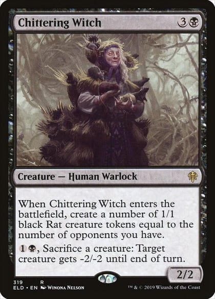 Chittering Witch, Throne of Eldraine 319
