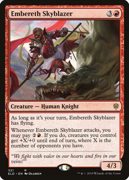 Embereth Skyblazer, Throne of Eldraine 321