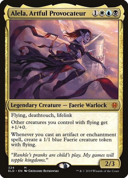 Alela, Artful Provocateur, Throne of Eldraine 324