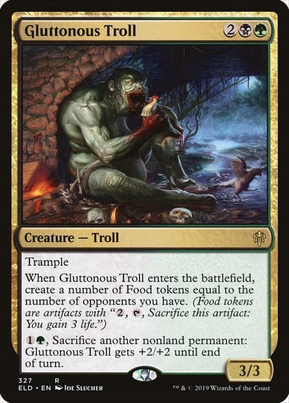 Gluttonous Troll, Throne of Eldraine 327