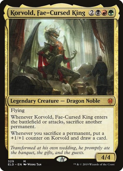 Korvold, Fae-Cursed King, Throne of Eldraine 329
