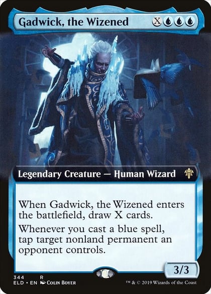 Gadwick, the Wizened (Extended Art), Throne of Eldraine 344