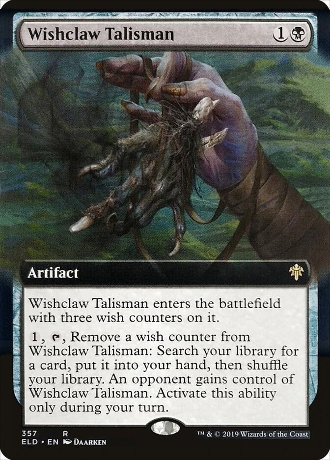 Wishclaw Talisman (Extended Art), Throne of Eldraine 357