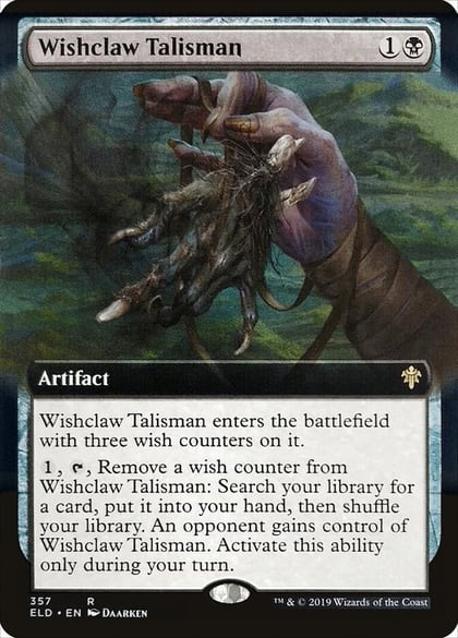 Wishclaw Talisman (Extended Art), Throne of Eldraine 357