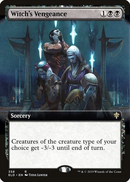 Witch's Vengeance (Extended Art), Throne of Eldraine 358
