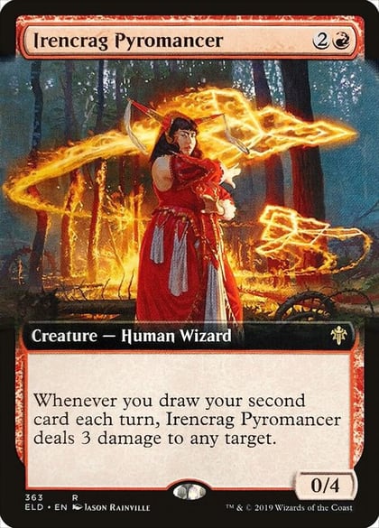 Irencrag Pyromancer (Extended Art), Throne of Eldraine 363
