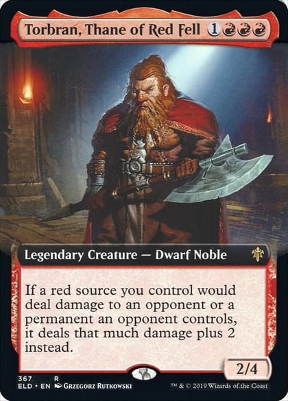 Torbran, Thane of Red Fell (Extended Art), Throne of Eldraine 367
