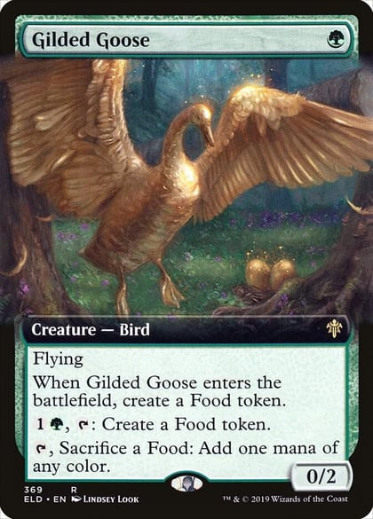 Gilded Goose (Extended Art), Throne of Eldraine 369