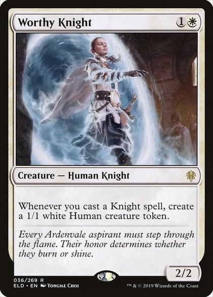 Worthy Knight, Throne of Eldraine 36