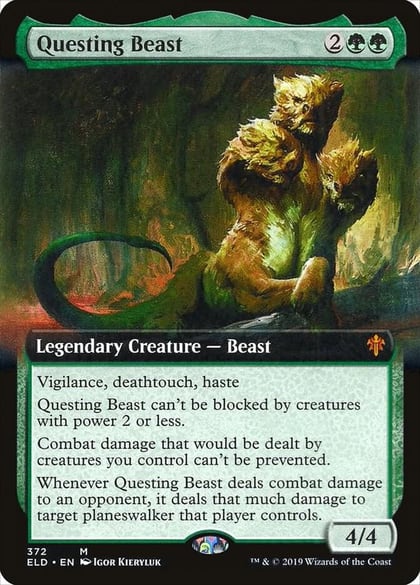 Questing Beast (Extended Art), Throne of Eldraine 372
