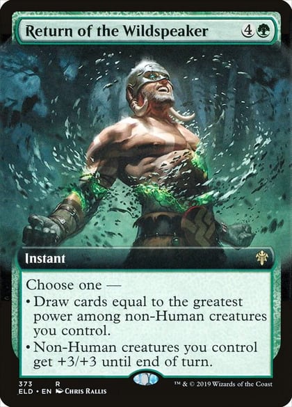 Return of the Wildspeaker (Extended Art), Throne of Eldraine 373