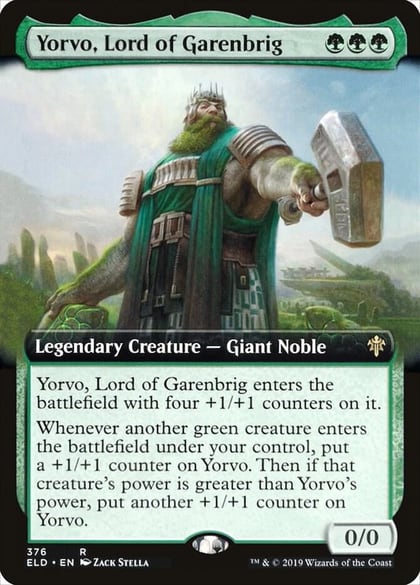 Yorvo, Lord of Garenbrig (Extended Art), Throne of Eldraine 376