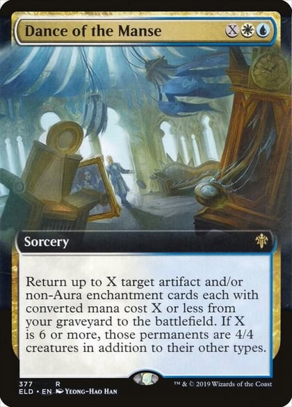 Dance of the Manse (Extended Art), Throne of Eldraine 377