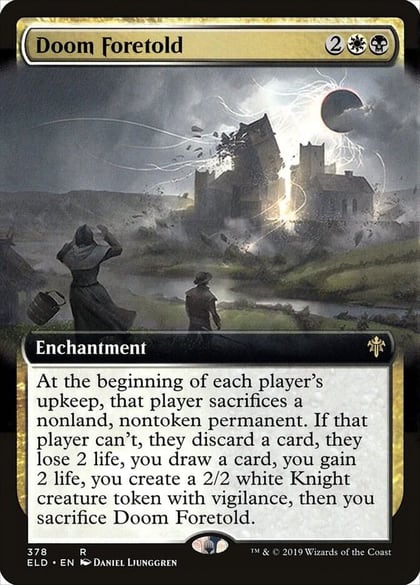 Doom Foretold (Extended Art), Throne of Eldraine 378