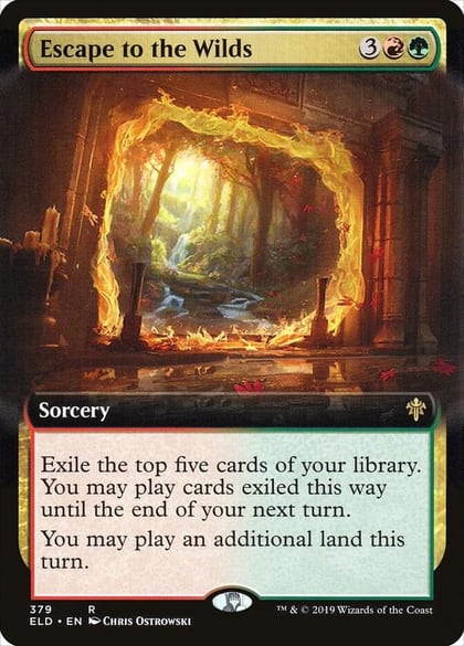 Escape to the Wilds (Extended Art), Throne of Eldraine 379
