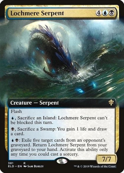 Lochmere Serpent (Extended Art), Throne of Eldraine 381