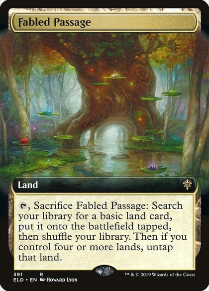 Fabled Passage (Extended Art), Throne of Eldraine 391