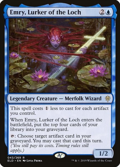Emry, Lurker of the Loch, Throne of Eldraine 43