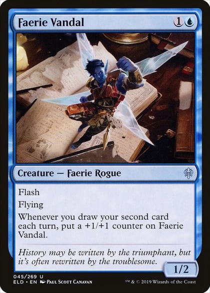 Faerie Vandal, Throne of Eldraine 45