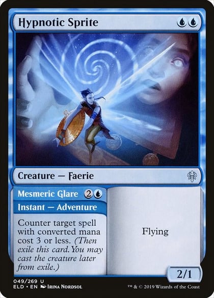 Hypnotic Sprite, Throne of Eldraine 49