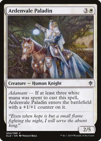 Ardenvale Paladin, Throne of Eldraine 4