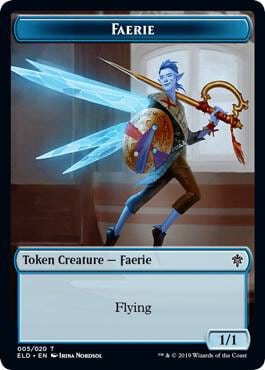 Faerie // Food (018) Double-Sided Token, Throne of Eldraine 5 // 18