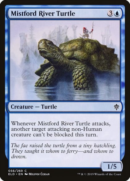 Mistford River Turtle, Throne of Eldraine 56