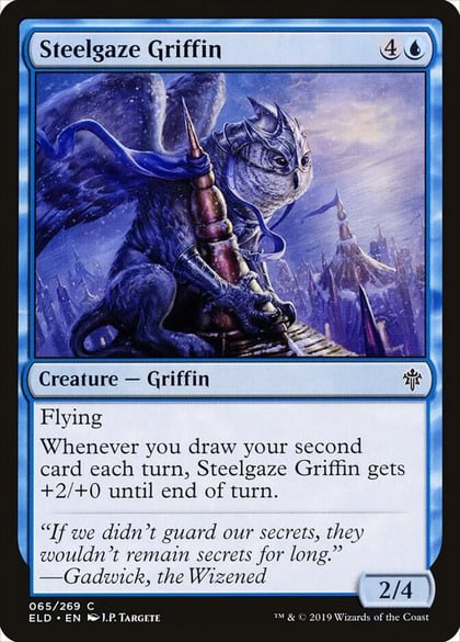 Steelgaze Griffin, Throne of Eldraine 65