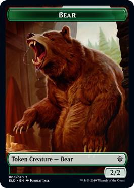Bear Token, Throne of Eldraine 8
