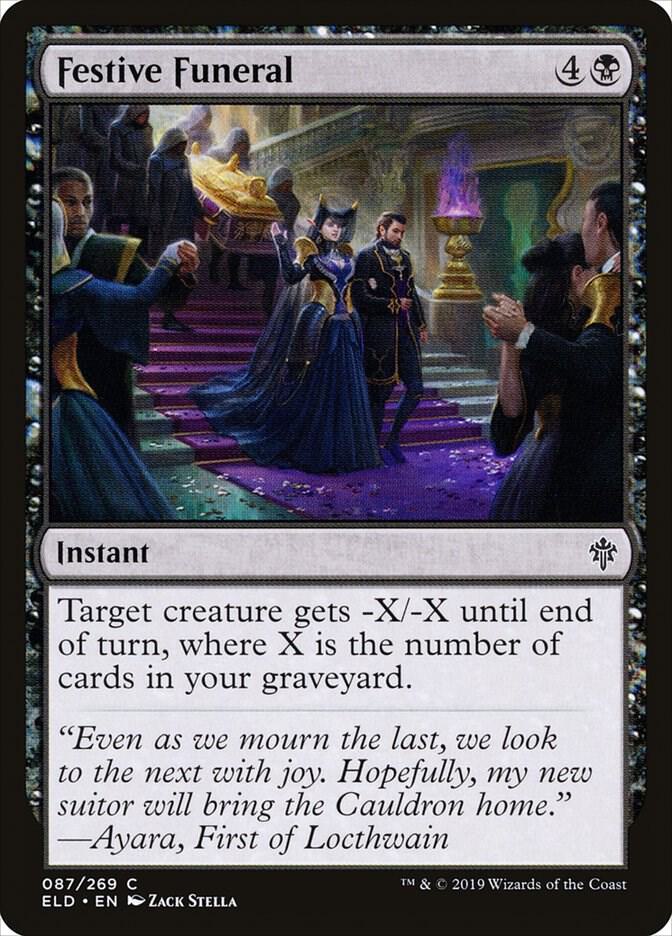 Festive Funeral, Throne of Eldraine 87