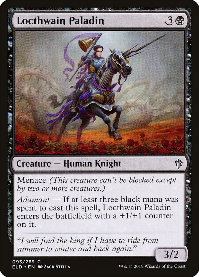 Locthwain Paladin, Throne of Eldraine 93