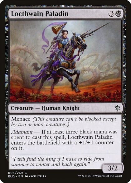 Locthwain Paladin, Throne of Eldraine 93