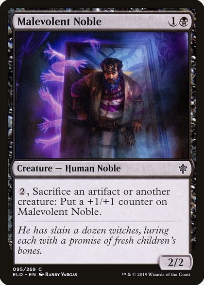 Malevolent Noble, Throne of Eldraine 95