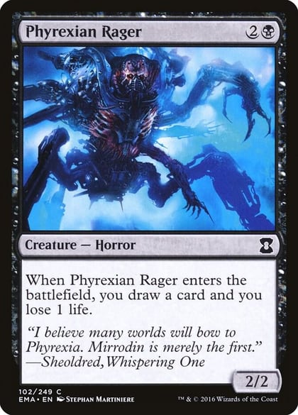 Phyrexian Rager, Eternal Masters 102