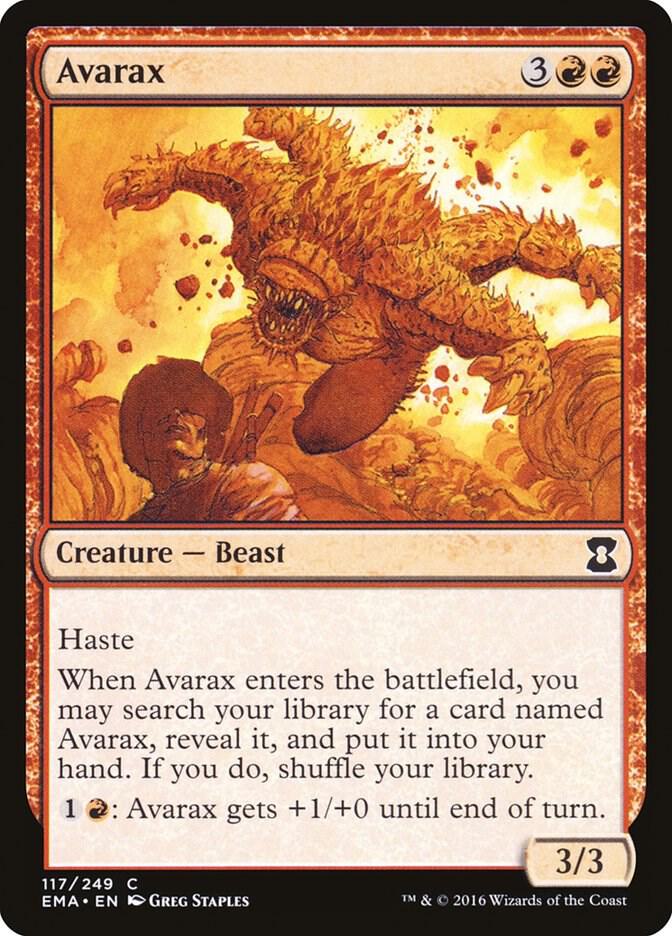 Avarax, Eternal Masters 117