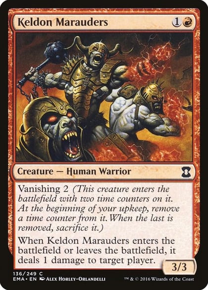 Keldon Marauders, Eternal Masters 136