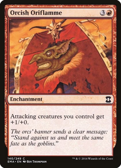 Orcish Oriflamme, Eternal Masters 140
