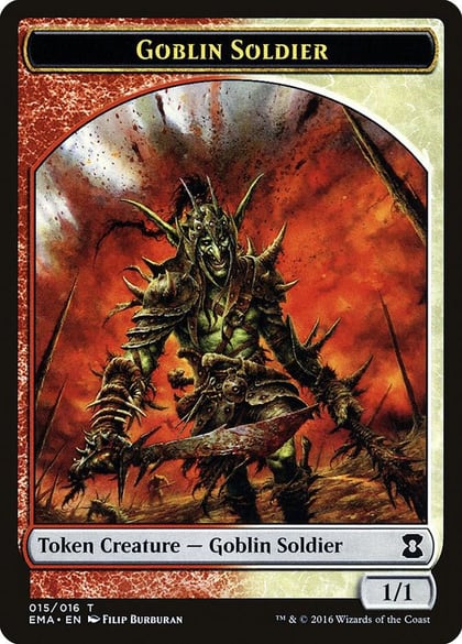 Goblin Soldier Token, Eternal Masters 15