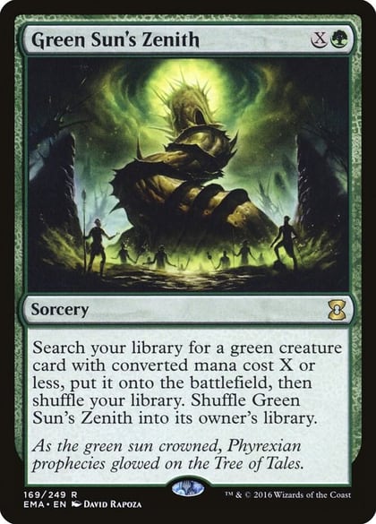 Green Sun's Zenith, Eternal Masters 169