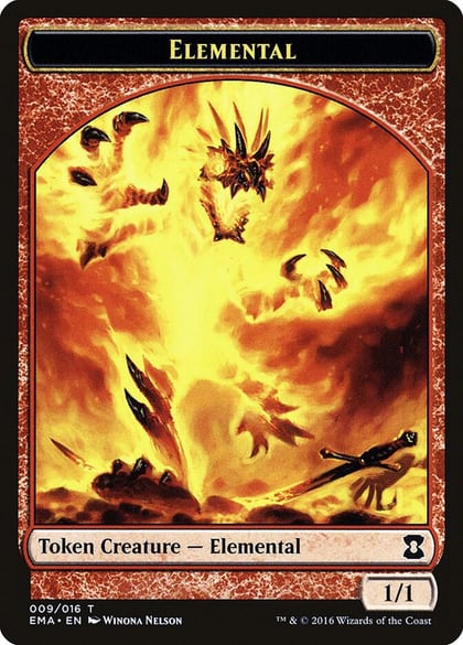 Elemental Token (009), Eternal Masters 9