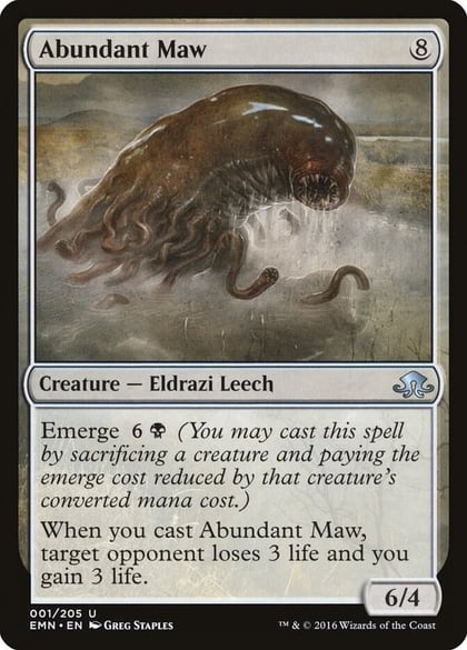 Abundant Maw, Eldritch Moon 1