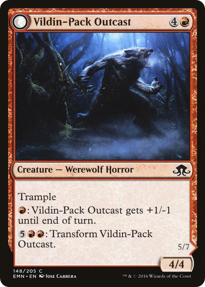 Vildin-Pack Outcast, Eldritch Moon 148