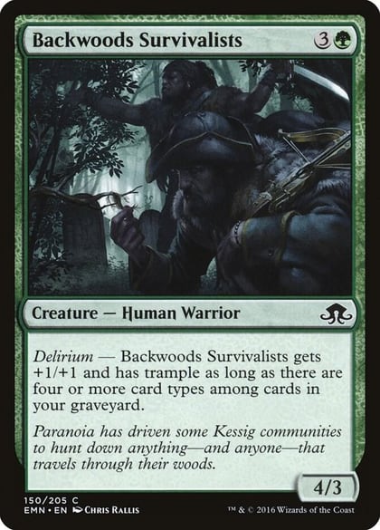 Backwoods Survivalists, Eldritch Moon 150