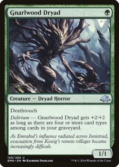 Gnarlwood Dryad, Eldritch Moon 159