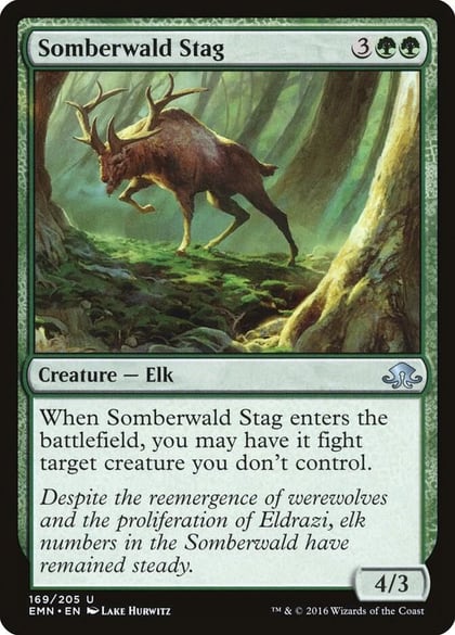 Somberwald Stag, Eldritch Moon 169