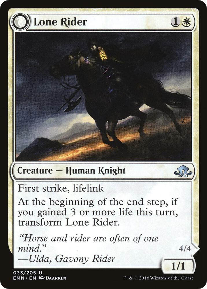 Lone Rider, Eldritch Moon 33