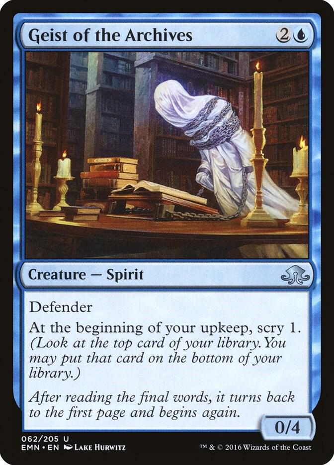 Geist of the Archives, Eldritch Moon 62